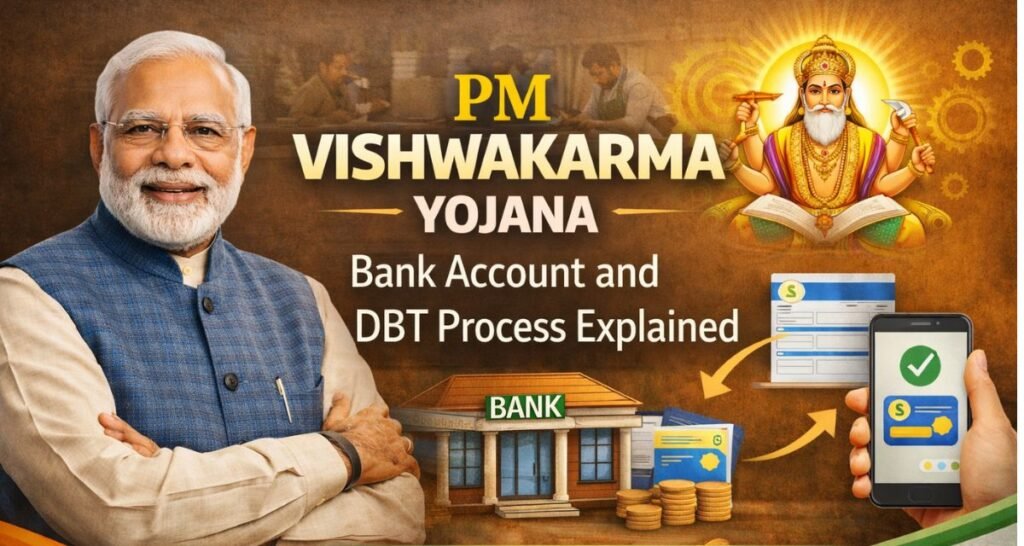 PM Vishwakarma Yojana Bank Account and DBT Process Explained 2026