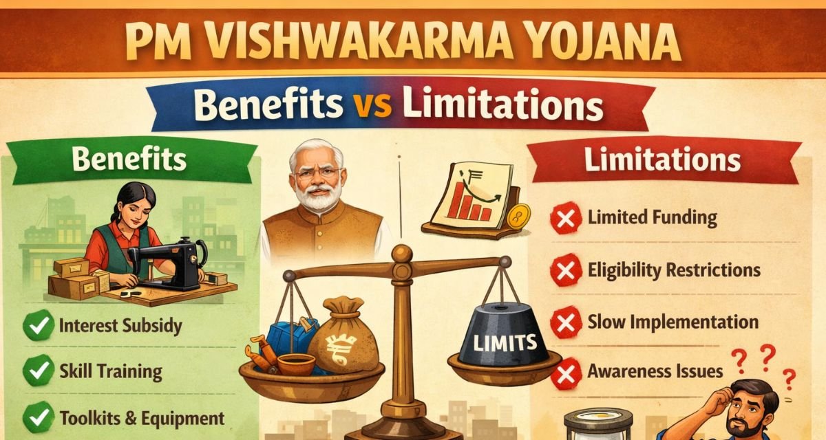 PM Vishwakarma News PM Vishwakarma Yojana – Benefits vs Limitations