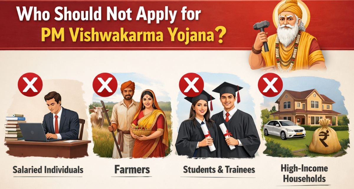 PM Vishwakarma News Who Should Not Apply for PM Vishwakarma Yojana?