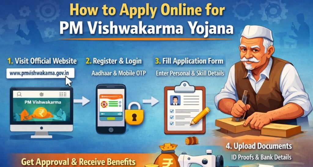 PM Vishwakarma Yojana Online Apply 2026