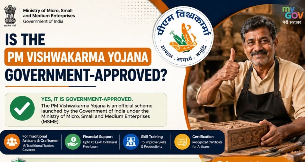 PM Vishwakarma Yojana government-approved?