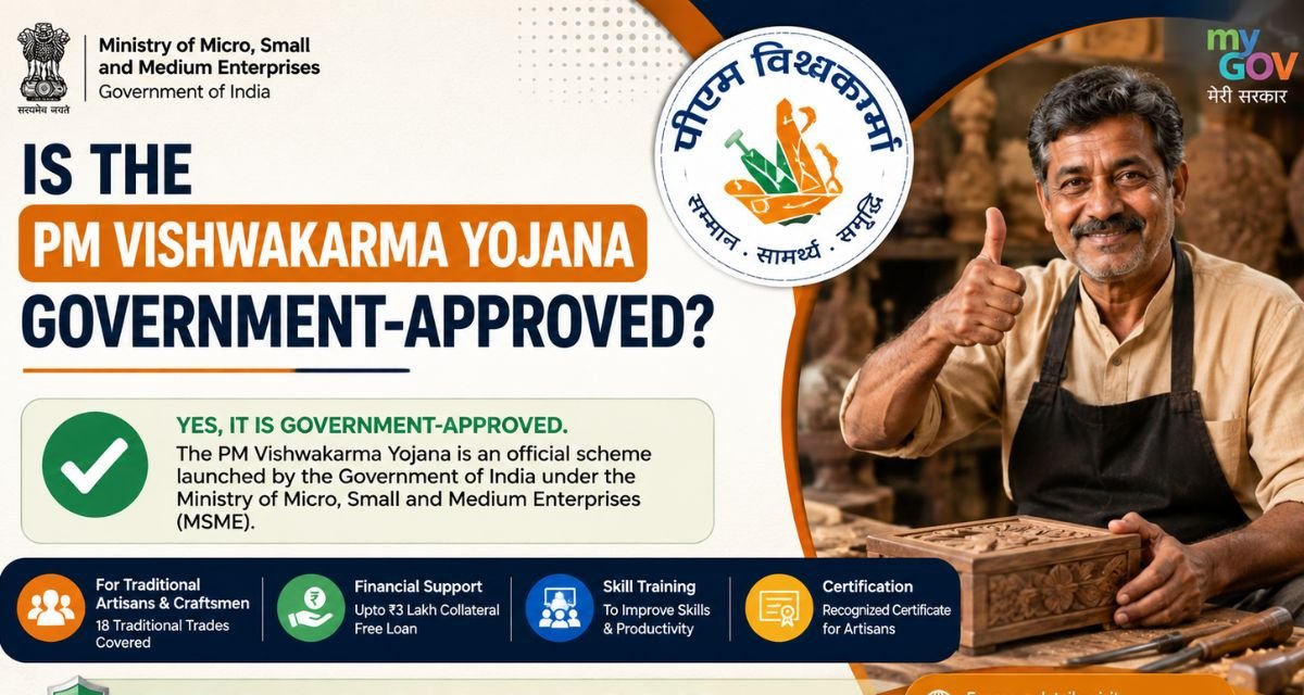 PM Vishwakarma Yojana government-approved?